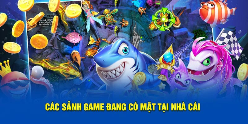 Các sảnh game đang có mặt